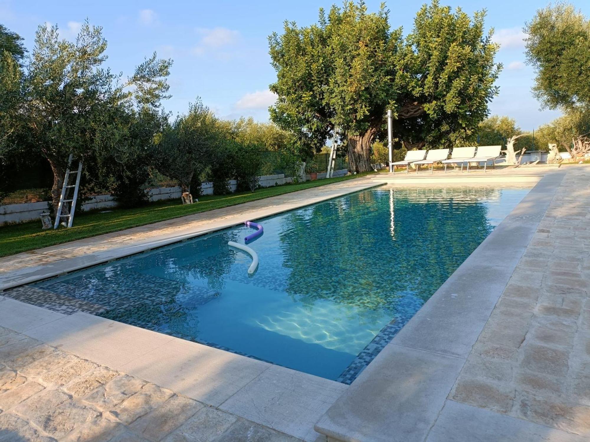 Il Vecchio Carrubo - Villa Con Piscina A Sfioro Macchia di Monte Eksteriør billede